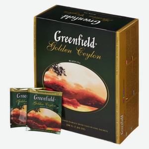 Чай черный Гринфилд Голден Цейлон, 100*2г