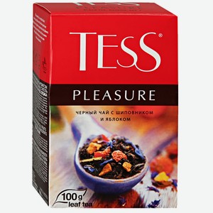Чай 100 г TESS pleasure черный листовой к/уп