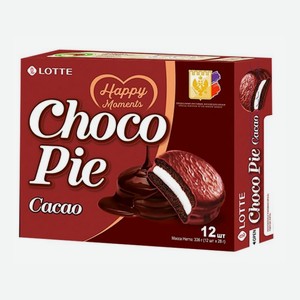 Пирожное Чоко пай Лотте какао, 12шт*28г