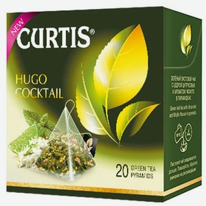 Чай (20 ф/п х 1.8 г) Curtis Hugo Cocktail зелёный к/уп