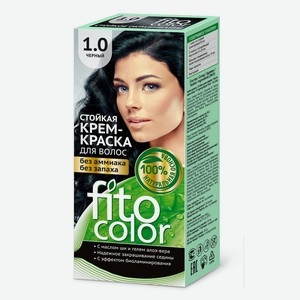 Стойкая крем-краска д/волос Fitocolor 1.0 черный к/уп