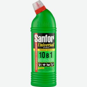 Средство чистящее 1,0 л Sanfor Universal 10в1 Лимонная свежесть п/б