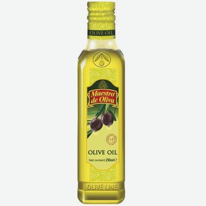 Масло 250 мл Маэстро де Олива оливковое рафинированное 100% ст/б