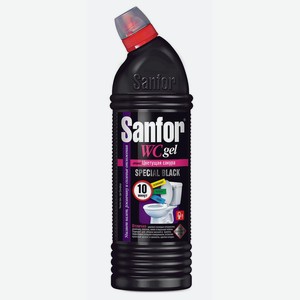 Средство чистящее 1,0 л Sanfor Special black для унитаза Цветущая сакура п/б