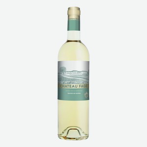 Вино Chateau Fage Graves белое сухое, 0.75л Франция