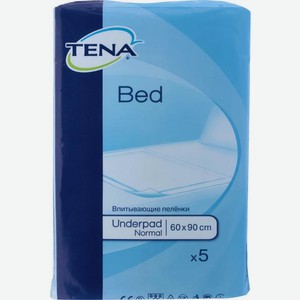 Простыни впитывающие Tena Bed Underpad Normal 60х90см 5шт