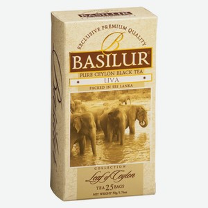 Чай черный Basilur Uva OP в пакетиках, 25 шт.
