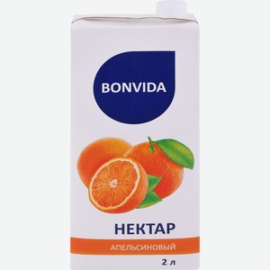 Нектар BONVIDA Апельсиновый т/пак., Россия, 2 L