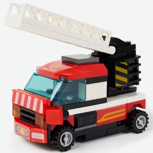 Конструктор Wise Block «Вайс Блок. Инерционная пожарная машина» 89 деталей