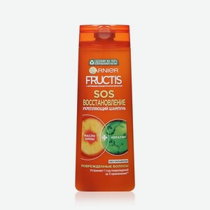 Укрепляющий шампунь Fructis SOS восстановление для секущихся и поврежденных волос 250мл