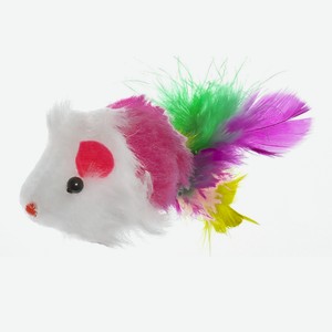PetshopRu игрушка для кошек Мышка с перьями (20 г)