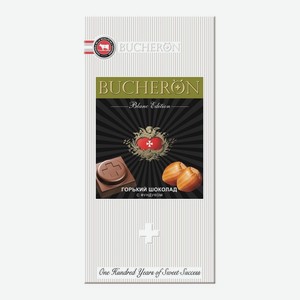 Шоколад 85 гр BUCHERON BLANC EDITION горький шоколад с фундуком к/уп