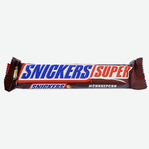 Шоколадный батончик 80г Snickers Super м/уп