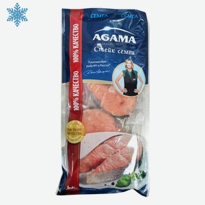 Семга 0.4 кг Agama стейк замороженный м/уп