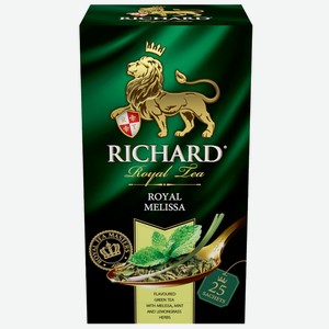 Чай (25 ф/п х 1,5 г) Richard Royal Melissa зелёный к/уп