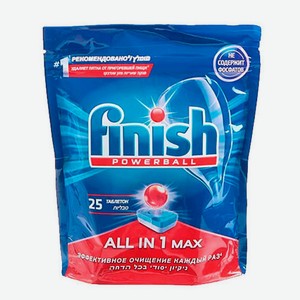 Ср-во д/мытья посуды таблетки 13 шт FINISH All in1 Max д/посудомоечной машины к/уп