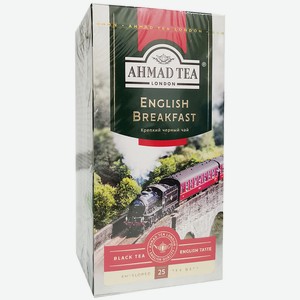 Чай (25 ф/п х 2 г) Ahmad Tea Английский к завтраку черний к/уп