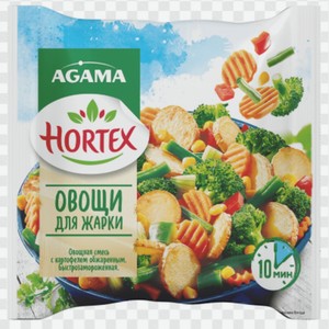 Овощи для жарки Hortex 400г м/уп
