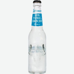 Коктейли  Фримен  Джин, Тоник & Лимонный Сок, слабоалкогольный напиток, 330 мл