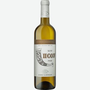 Вино Псоу белое полусладкое 10% 750мл