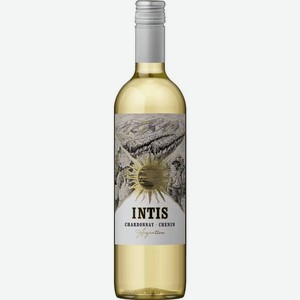 Вино Intis Chardonnay Chenin белое сухое молодое 12.5% 0.75л