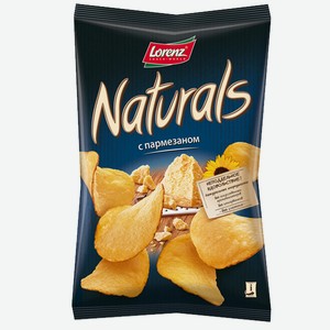 Чипсы 100 г Naturals картофельные с пармезаном м/уп