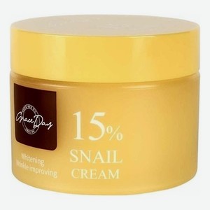 Восстанавливающий крем для лица с муцином улитки 15% Snail Cream 50мл