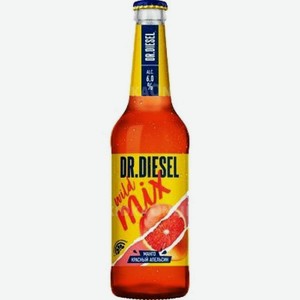 Пивной напиток Dr.Diesel Wild mix манго и красный апельсин 6% 0.45 л, стеклянная бутылка