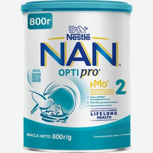 Cухая молочная смесь Nestle Nan 2 Оptipro 800 г