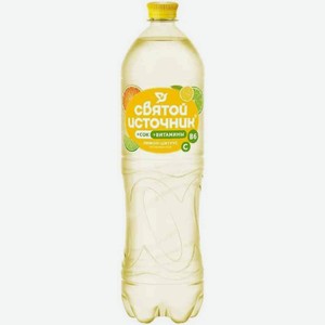 Напиток сокосодержащий Святой Источник Лимон-Цитрус газированный, 1,5 л