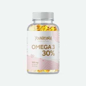 Биологически активная добавка YOUNIKUMA Омега-3 1000 мг 90 капсул