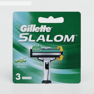 GILLETTE Slalom 3 кассеты для бритья