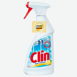Средство для мытья окон и стекол Clin Лимон (500мл