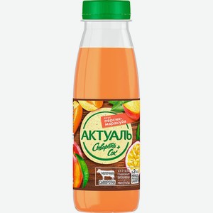 Напиток сывороточный актуаль 310 г персик маракуйя