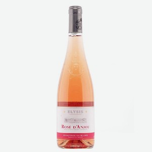 Вино Розе д Анжу. Элизис сортовое, ординарное, полусладкое, розовое, 10,5%, 0,75л.