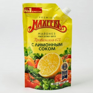 Майонез Махеев 400мл лимонный сок 67%