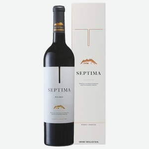 Вино Септима Мендоса Мальбек п/у, красное сухое, 13.5%, 0.75л, Аргентина