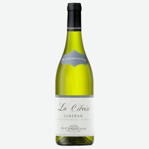 Вино Люберон Блан Ля Сибуаз М. Шапутье, белое сухое, 13.5%, 0.75л, Франция
