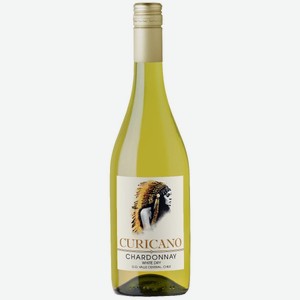 Вино Курикано Шардоне, белое сухое, 12.5%, 0.75л, Чили