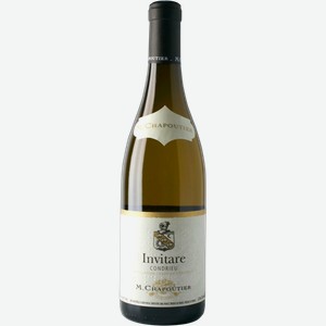 Вино Кондриё Инвитаре М. Шапутье, белое сухое, 14%, 0.75л, Франция