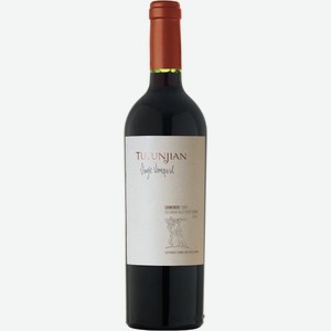 Вино Тутунжан Сингл Виньярд Карменер, красное сухое, 14%, 0.75л, Чили