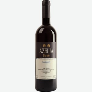 Вино Бароло Сан Рокко Адзелия, красное сухое, 14.5%, 0.75л, Италия