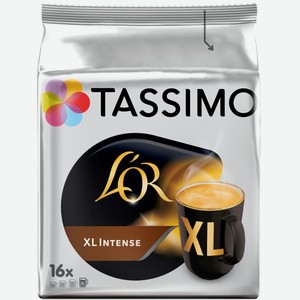 Кофе Tassimo L or Xl Интенс натуральный жареный молотый, 16х8.5г