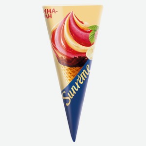 Мороженое Рожок Sunreme Малина - Банан, 120 мл