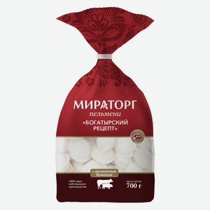 Пельмени «Мираторг» Богатырский рецепт, 700 г