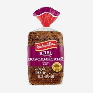 Хлеб Хлебный дом Бородинский в нарезке целый