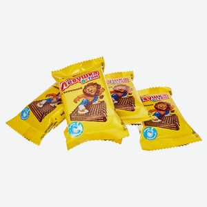 Конфеты «Левушка детям» шоколад с вафлями, вес цена за 100 г