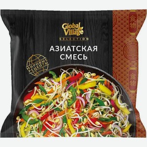 Смесь овощная Global Village Азиатская смесь с соусом, 400 г