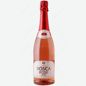 Напиток слабоалкогольный Bosca Rose Limited плодовый газированный розовый полусладкий 7.5% 750мл