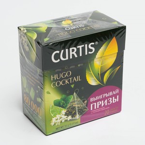 Чай зеленый CURTIS Hugo Cocktail, 20 пирамидок